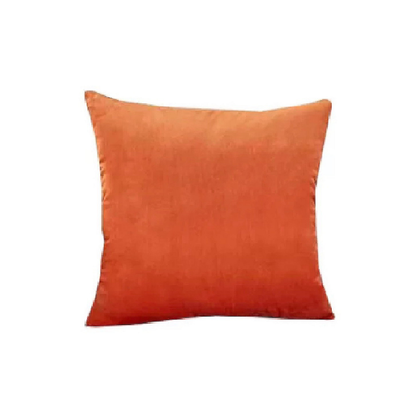This vibrant Rust/deep orange velvet cushion adds a touch of colour to any room. The pillow can be displayed as a stand alone cushion or combined with other cushion in our range such as ‘Cream Faux Fur’ cushion or the ‘Tufted Geo Pattern’ cushion. Please note, colour can vary slightly from image dependent on lighting. The pillow is 45cm x 45cm, with a hidden zipper design. Our wash recommended action is dry clean only.