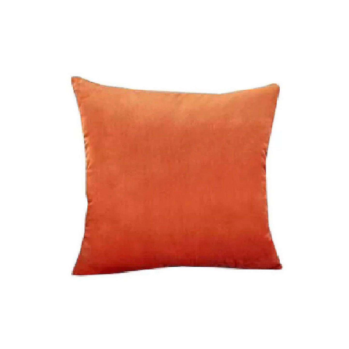 This vibrant Rust/deep orange velvet cushion adds a touch of colour to any room. The pillow can be displayed as a stand alone cushion or combined with other cushion  in our range such as ‘Cream Faux Fur’ cushion or the ‘Tufted Geo Pattern’ cushion. Please note, colour can vary slightly from image dependent on lighting.   The pillow is 45cm x 45cm, with a hidden zipper design. Our wash recommended action is dry clean only. 