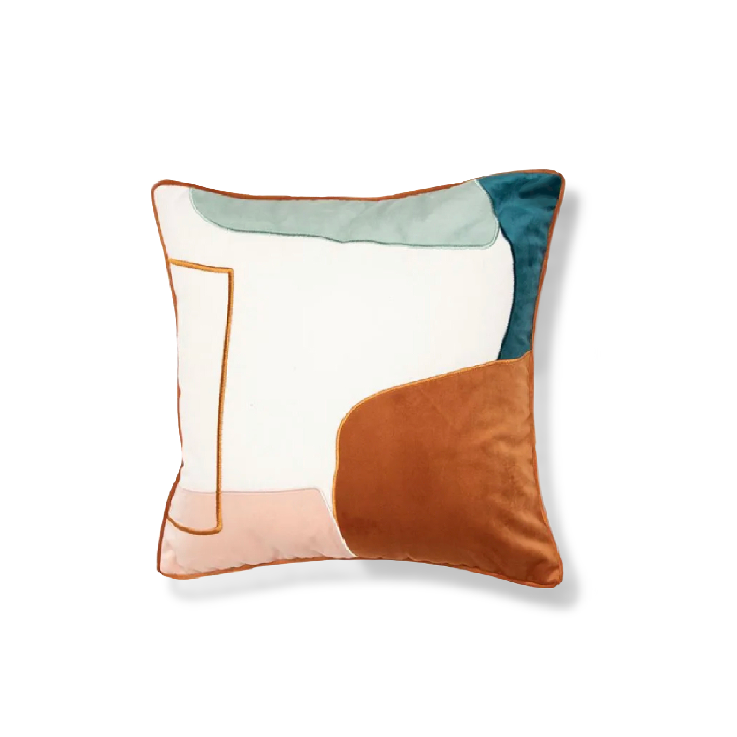 The Pri Abstract Cushion is crafted from soft velvet and features a unique multicoloured abstract design with a contrast trim. The 45 x 45cm cushion is feather filled for maximum comfort and perfect for adding a splash of colour to your home. The perfect cushion for your sofa or bed. Available as a filled cushion.