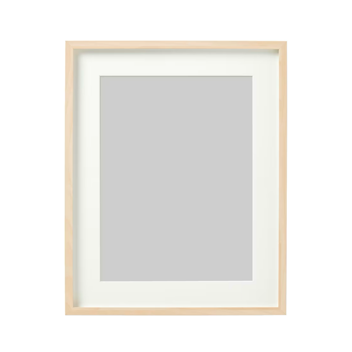 The Hina wooden picture frame is the perfect addition to any space, with its classic straight lines and plastic front protection that prevents image discolouration and keeps it safe. It accommodates a range of sizes, used with and without mount, and can be used both horizontally and vertically. Decorate with the pictures you love and create a large picture wall.