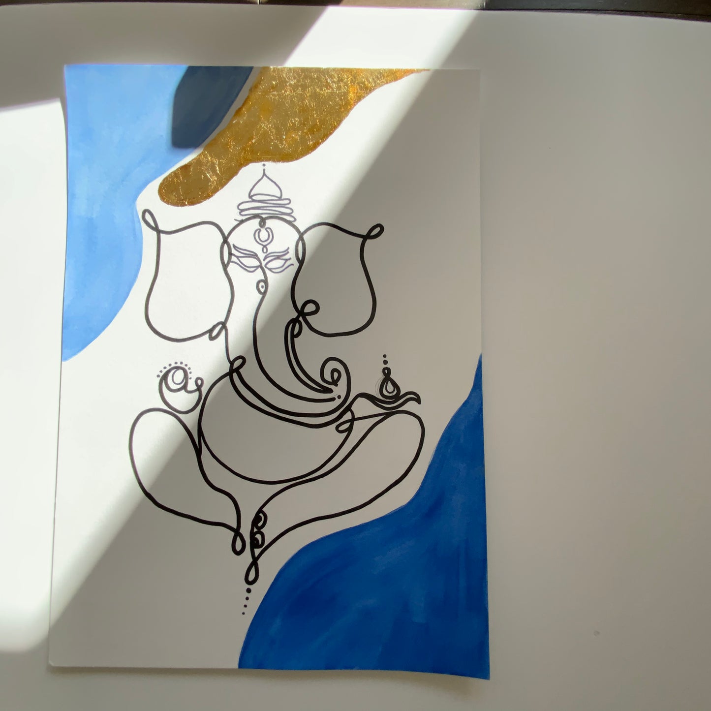 Ganesh Painted Original Art