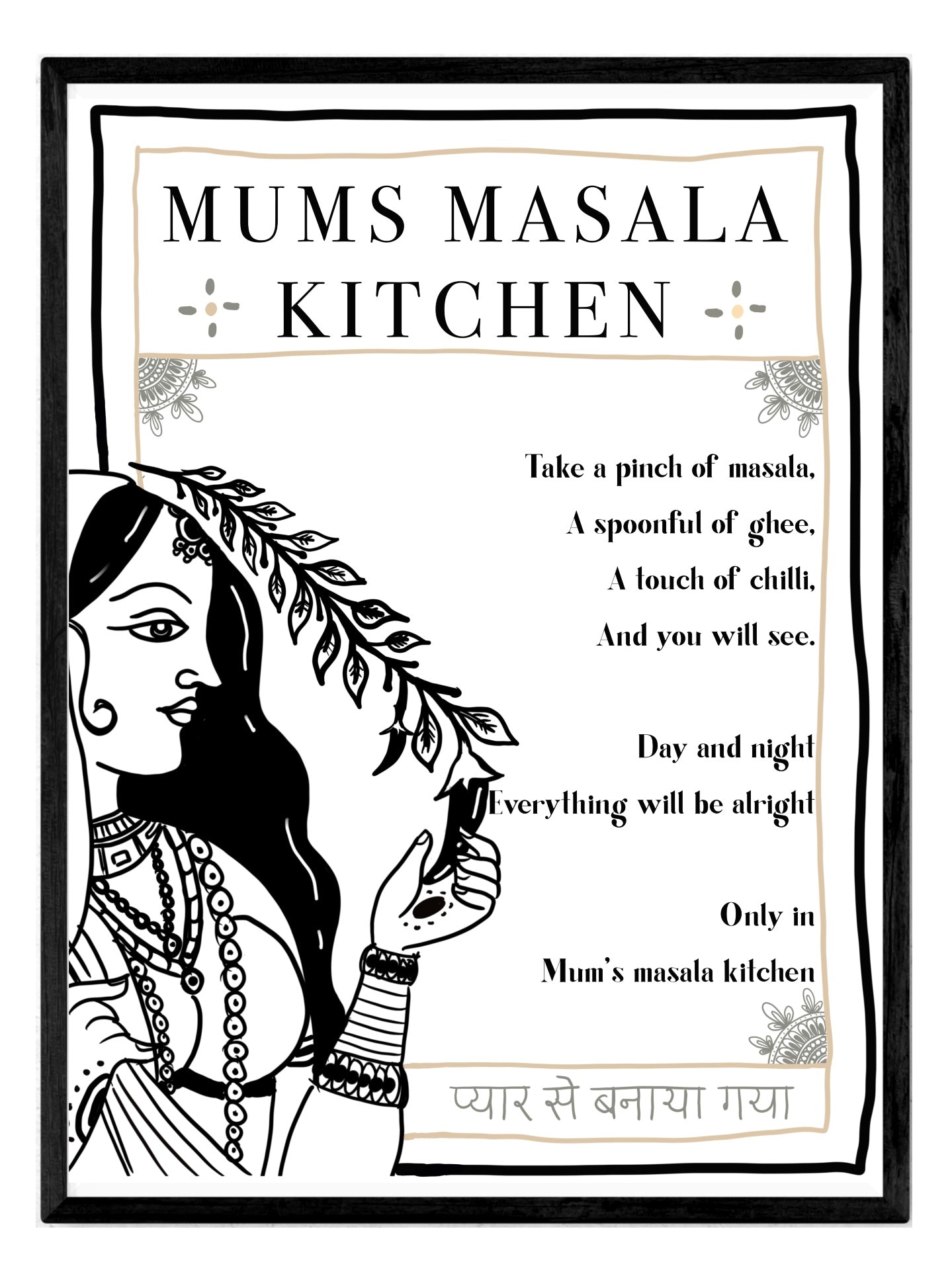 Mum’s Masala Kitchen Print